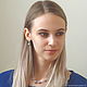 Колье-цепь и серьги из жемчуга Swarovski  lilac. Комплект. Комплекты украшений. УКРАШЕНИЯ TAMILI (Татьяна). Ярмарка Мастеров.  Фото №5