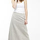 A-line long linen skirt. Skirts. LINEN & SILVER ( LEN i SEREBRO ). Online shopping on My Livemaster.  Фото №2