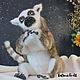 Teddy Animals: Baby Lemur Clover. Teddy Toys. Irina Fedi Toys creations. My Livemaster. Фото №4