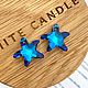 Уценка! Подвеска Swarovski Starfish 6721, 16 мм, Bermuda Blue, Кристаллы, Москва,  Фото №1