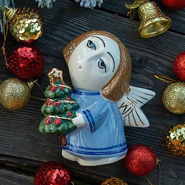 Ярмарка Мастеров - ручная работа Новогодние сувениры: Новый Ангел ( Рождество ). Handmade.