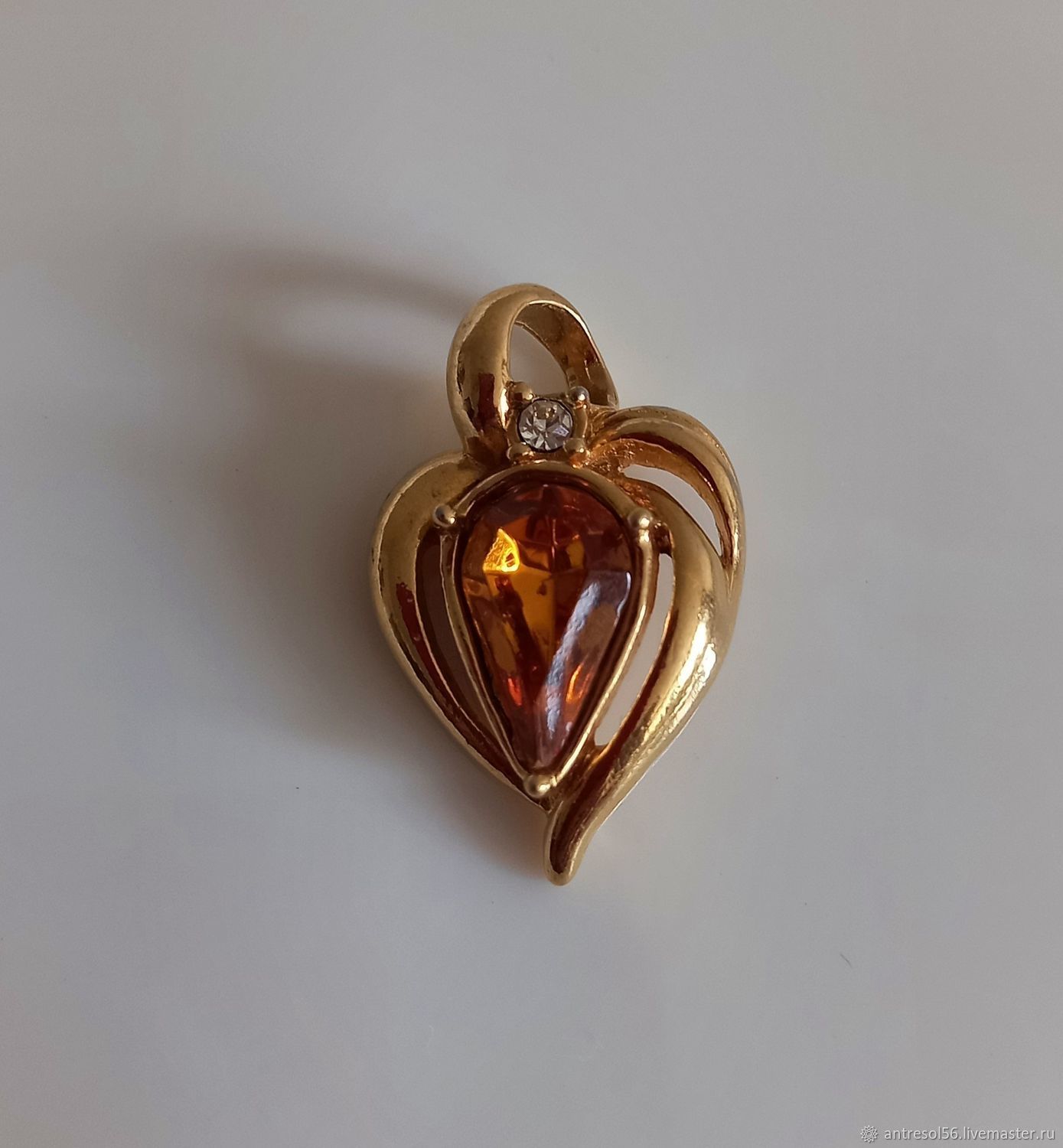 Vintage Avon 'Heart' Pendant', Vintage pendants, Orenburg,  Фото №1