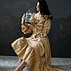 Льняное платье "Джульетта"  в бежевом цвете. Платья. iva olinen home. Ярмарка Мастеров.  Фото №6