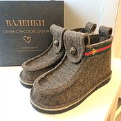 Сувениры и подарки handmade. Livemaster - original item Gifts on February 23: Men`s boots in Gucci style, street shoes. Handmade.