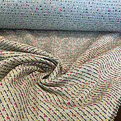 Материалы для творчества handmade. Livemaster - original item Fabric: Mint cotton Tweed. Handmade.