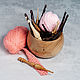 Crochet hooks (set of 16pcs 2,5-10mm    vase) hook wood #KN1, Crochet Hooks, Novokuznetsk,  Фото №1