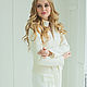 Wedding Coat White Women's Coat ' Christa Boucle». Capes. ANLace studio. Online shopping on My Livemaster.  Фото №2