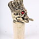 Decorative bottle stopper:' Skull with crown'. Bottle design. Best-gifs valentin. Online shopping on My Livemaster.  Фото №2