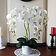  Орхидея - 3 ветви. Имитация живых цветов, Композиции, Люберцы,  Фото №1