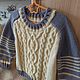  Striped knitted children's jumper for 4 years. Sweaters and jumpers. Knit for you (Irina). My Livemaster. Фото №4