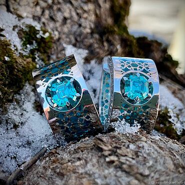 Украшения ручной работы. Ярмарка Мастеров - ручная работа Эксклюзивные Серьги «Эсмиральд». Ручная работа. В одном экземпляре.. Handmade.