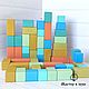 Деревянные цветные блоки для конструирования, "Воздушный". Игровые наборы. Мастер в кубе. Ярмарка Мастеров.  Фото №5