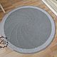 Cotton knitted carpet 'Brutal' in the 'right' gray, Carpets, Voronezh,  Фото №1