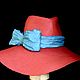 Hat wide-brimmed straw floppy, Hats1, Moscow,  Фото №1