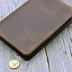 Cover for auto documents brown leather. Passport cover. SUNGAZER leather products. My Livemaster. Фото №6