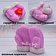 Silicone Soap Mold Heart, Knitted Mittens