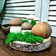 Mushroom and acorn tree, billet, toy, decor, sawn, moss, easter, Blanks for decoupage and painting, Izhevsk,  Фото №1