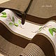Ретро кухонное полотенце с вышивкой "Очарование леса -2", Полотенца, Москва,  Фото №1