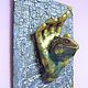Fantasy wall sculpture, Iguana on the arm. Sculpture. Author's sculpture decor. Online shopping on My Livemaster.  Фото №2