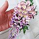 Глициния Китайская. Брошь-булавка. Елена Клименок (elena_art_flowers). Ярмарка Мастеров.  Фото №6