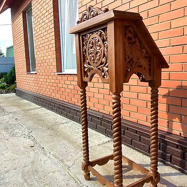 Для дома и интерьера ручной работы. Ярмарка Мастеров - ручная работа Аналой с дополнительной крышкой накладкой. Handmade.