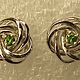 Tsavorites Natural Diamond Cut & Earrings Silver 925, Stud earrings, Moscow,  Фото №1