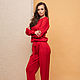 Red tracksuit. Tracksuits. SHAPAR - knitting clothes. Online shopping on My Livemaster.  Фото №2