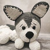 Куклы и игрушки handmade. Livemaster - original item Pyjamnitsa Husky or Guardian of pajamas and children`s dreams. Handmade.