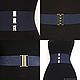 Order Belt-gum Blue №22 and Violet № 24, different price-different height. elastic belt. Livemaster. . Straps Фото №3