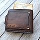 Personalized men's leather wallet #15. Wallets. MILANO. Online shopping on My Livemaster.  Фото №2