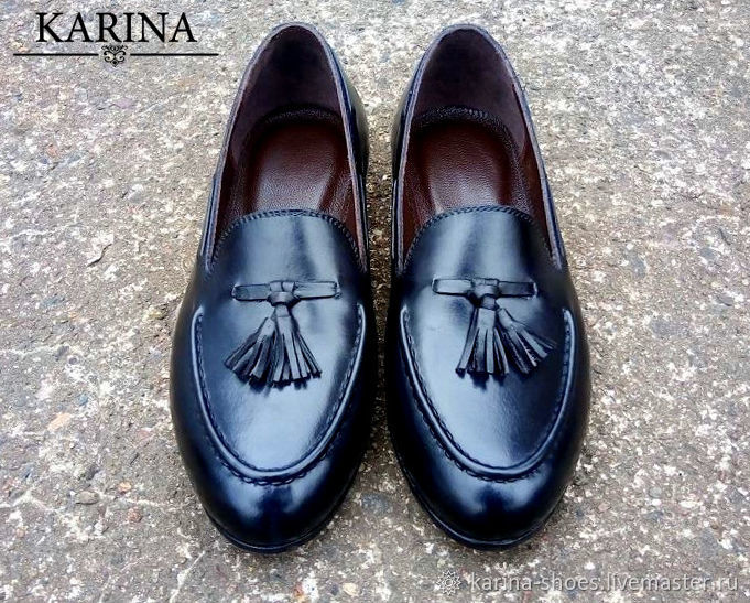 Женские черные лоферы в интернет-магазине на Ярмарке Мастеров | Лоферы ...