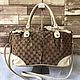 Винтаж:  Gucci Sukey GG Canvas Two-Way Handbag. Сумки винтажные. Chic bags. Интернет-магазин Ярмарка Мастеров.  Фото №2