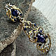 Авторская  подвеска кулон из серебра 925 с натуральными сапфирами. Подвеска. Silverjewels. Интернет-магазин Ярмарка Мастеров.  Фото №2