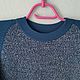 Джемпер двухцветный меринос/ кашемир. Свитеры. Вера / Kirshvery_knit (kirshvery) (kirshvery). Ярмарка Мастеров.  Фото №6