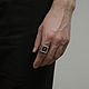 Кольцо Dance of Death Alphabet Ring "T". Перстень. The Vale of Tears. Ярмарка Мастеров.  Фото №5