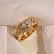 Engagement rings: Engagement Golden ring with diamonds, Wedding rings, Sevastopol,  Фото №1