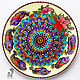 Mandala 'creo que puedo volar' plato decorativo, Plates, Krasnodar,  Фото №1