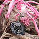 Cosmic rose - heart pendant lampwork glass zircon. Pendant. Branzuletka (Branzuletka). Online shopping on My Livemaster.  Фото №2