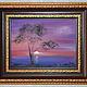 Order Oil painting "Seascape. Purple". Picturesque joy Zorina Nadejda. Livemaster. . Pictures Фото №3