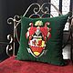 Order Pillow with embroidery ' Family coat of arms». Shpulkin dom. Livemaster. . Pillow Фото №3