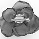 Брошь-роза "Сталь". Брошь-игла. La Fleur De Gale. Ярмарка Мастеров.  Фото №5