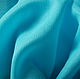 Crepe fabric-chiffon turquoise, Fabric, Voronezh,  Фото №1