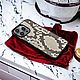 Чехол из натуральной кожи питона для IPhone 14 Pro Max, Чехол, Москва,  Фото №1