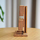Подставка для хранения украшений. Дуб. 6 позиций. Хранение украшений. Golfed Woodwork. Ярмарка Мастеров.  Фото №5