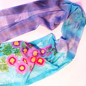 Batik Stole the Magic emerald to Buy women's scarf 100% silk