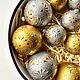 Набор Золото и серебро(Макси) 12шт Ёлочные шары ручной работы. Игрушки. Natalya-polupanova. Ярмарка Мастеров.  Фото №5