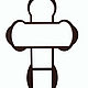 Вместительная полка для икон в форме креста. Полки. Freza-Design. Мебель и декор. Ярмарка Мастеров.  Фото №5