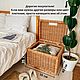 Заказать Плетеный короб с крышкой прямоугольный на каркасе для хранения. Тумба. Плетёные корзины и декор Splash ECO. Ярмарка Мастеров. . Корзины Фото №3