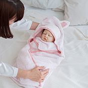 Гнездышко для ребёнка 0-3 года / Кокон / Мобильная кроватка «Лисуня»
