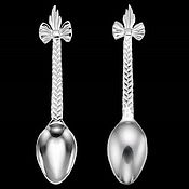 Tea spoon with the sign of the zodiac ( silver )
